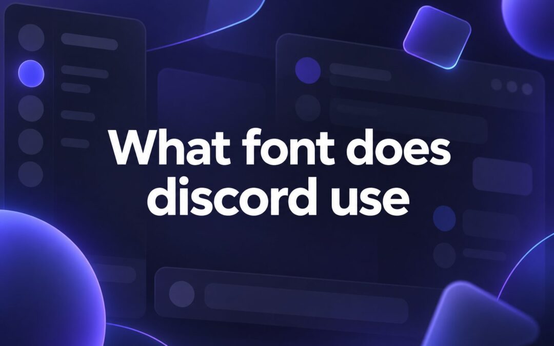 Discord logo and chat interface displaying its signature modern sans-serif font